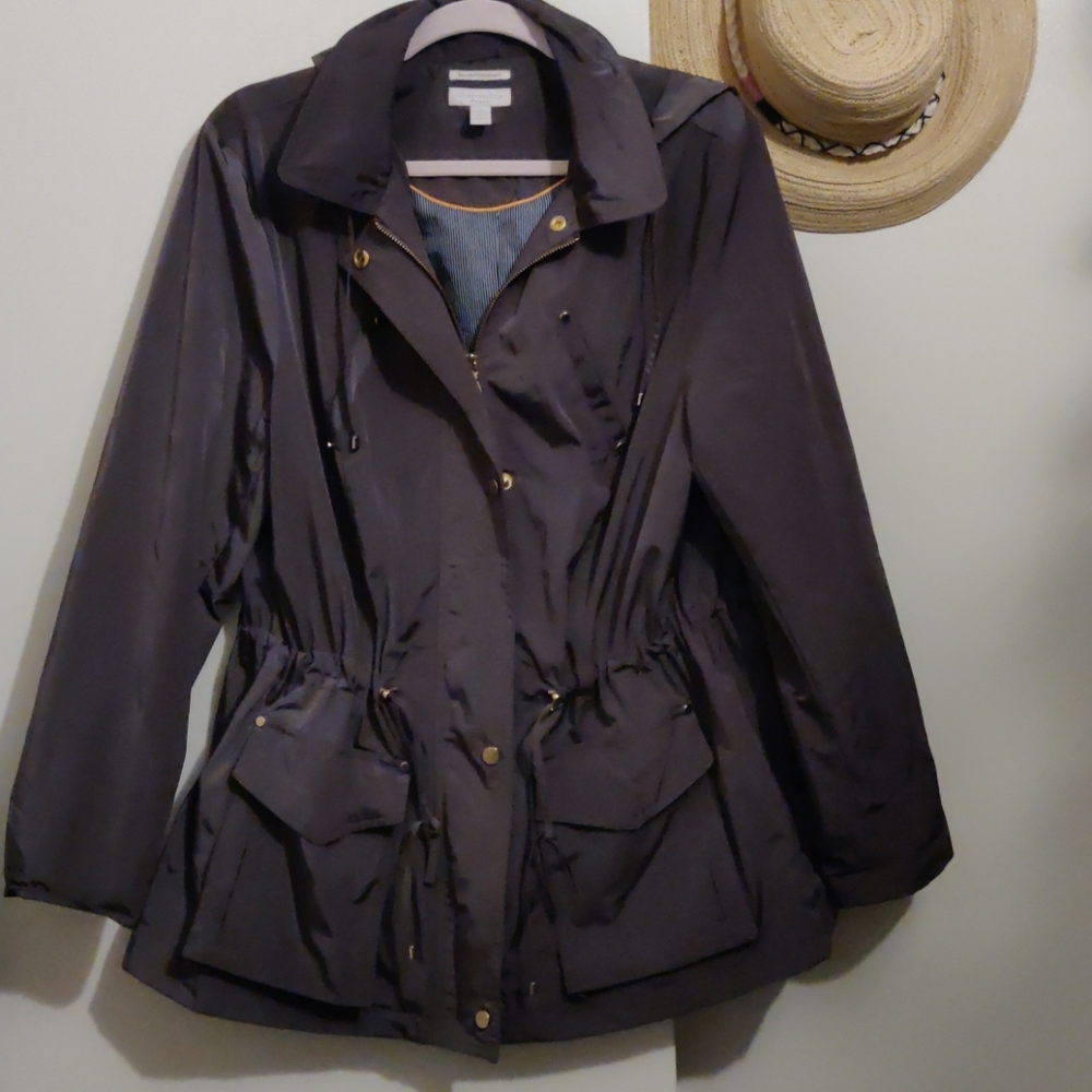 Dark olive spring coat